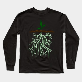 Growing plant Long Sleeve T-Shirt